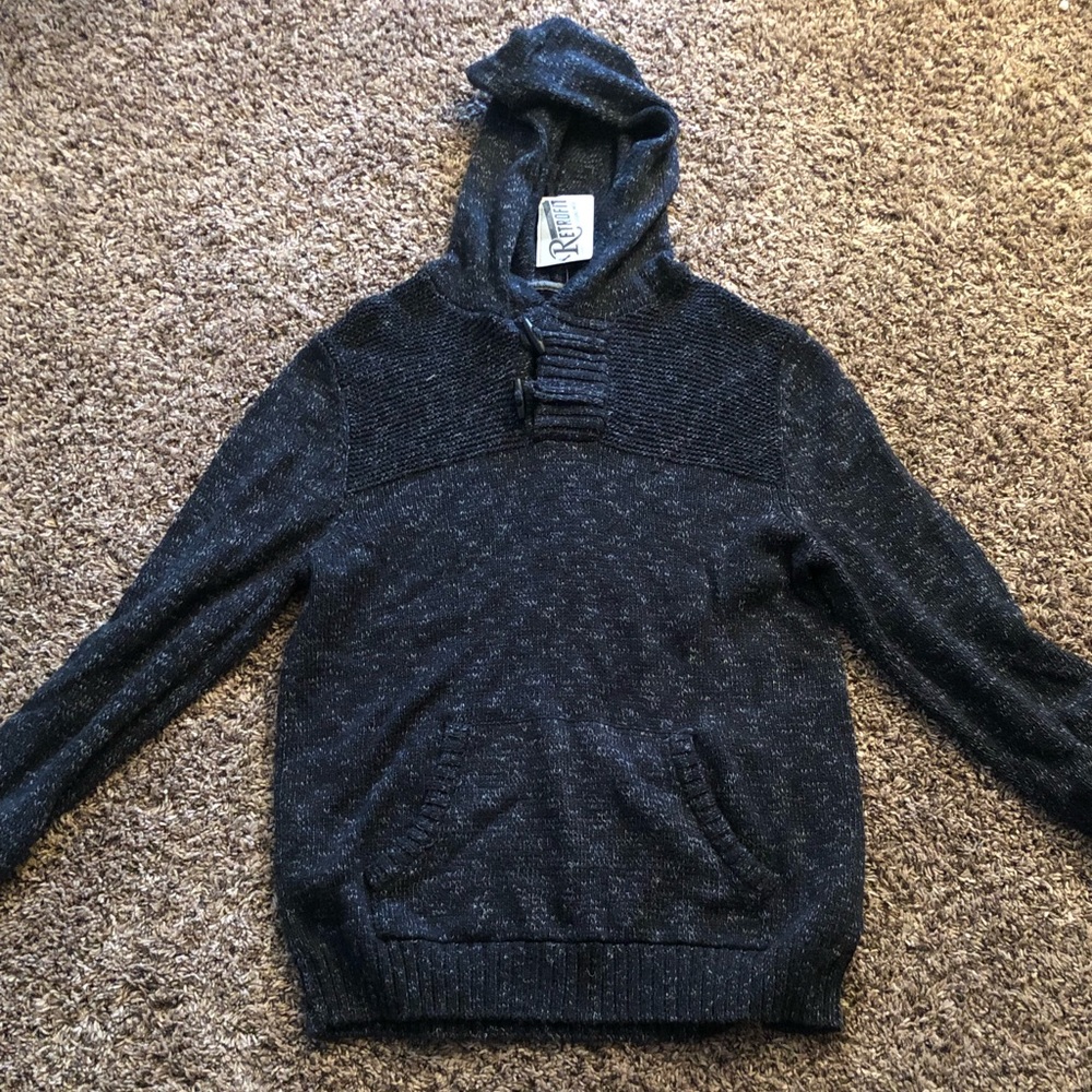 RETROFIT Men’s Toggle Hooded Sweater - Black